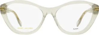 Marc Jacobs MJ Rounded Cat-Eye Acetate Eyeglasses - Beige