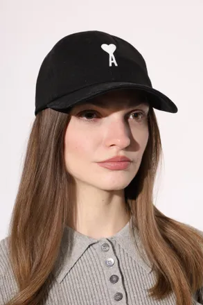 Ami Baseball Cap, Unisex, Black