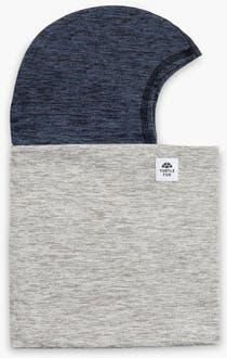 Turtle Fur Comfort Stria Shellaclava Balaclava in Storm at Nordstrom