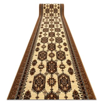 RugsX RugsX Bcf Zegary Runner in Beige | Size: 120 cm x 450 cm