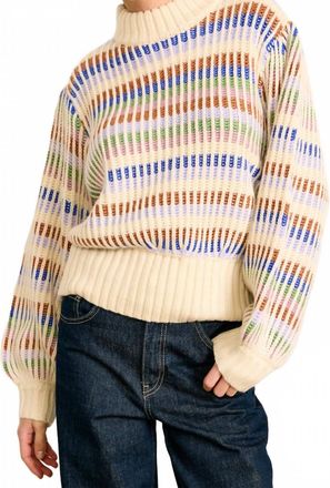 Line & Dot Womens Lawson Sweater In Beige