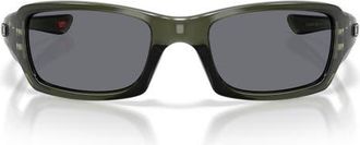 Oakley Fives Squared 54mm Rectangle Sunglasses in Olive Ink/grey at Nordstrom
