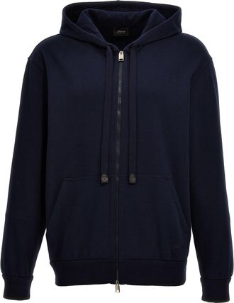 Brioni Piquet Cotton Hoodie