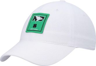 Black Clover Mens White North Dakota Dream Adjustable Hat at Nordstrom