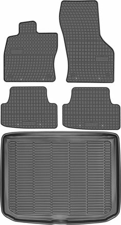 OEM Juego De Alfombrillas De Goma Para Coche Y Maletero Para Audi A3 Iii 8v Sportback (2012-2020)
