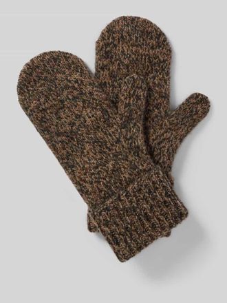Christian Berg Handschuhe aus reiner Wolle in Mittelbraun, Gr&ouml;&szlig;e 1