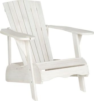Safavieh Vista Outdoor Wine Glass Holder Adirondack Chair