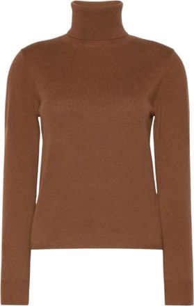 Max Mara Dames, Truien, Bruin, Maat: S Wol