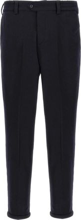 Pantaloni Torino The Rebel Pants - Heren - Slim Fit Broeken - Blauw - W35 - Wol - Broeken