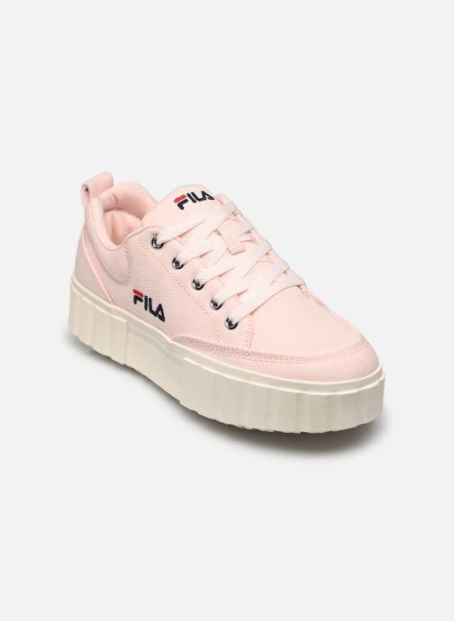 basket fila fille rose