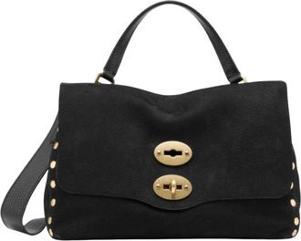 Zanellato Postina Jones Nabuk S - - Bags - Donna - Nero - ONE SIZE