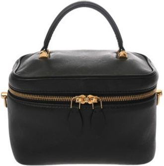 Louis Vuitton Monogram Noir Leather Vanity Bag (Pre-Owned)