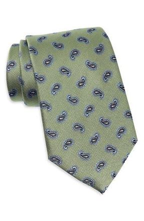 Duchamp Paisley Silk Tie in Green at Nordstrom Rack