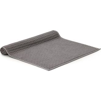 Boll & Branch Waffle Weave Organic Cotton Bath Mat in Stone at Nordstrom