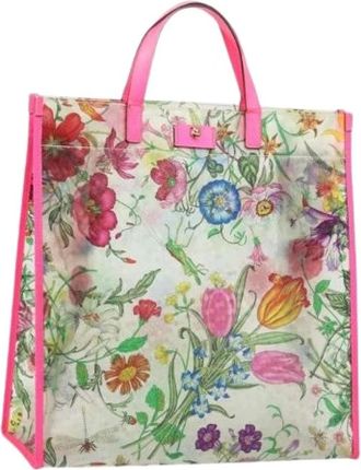 Gucci Pre-owned Tote Bags, female, Multicolor, Size: ONE SIZE Pre-owned Vintage Vinyl Tote Bag