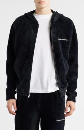 Billionaire Boys Club BB Fuzz Zip Hoodie in Black at Nordstrom Rack, Size Xx-Large R