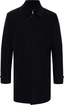 Fay layered-effect coat - men - Polyamide/Elastane/Polyester/Elastane - S - Blue