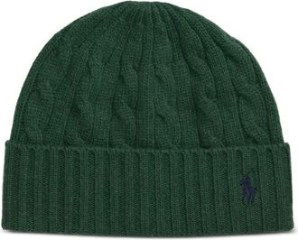 Polo Ralph Lauren Polo Pony cable-knit beanie - Green