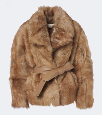 Zimmermann Valiant belted shearling jacket