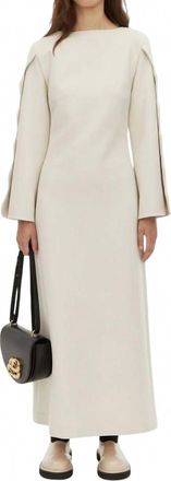 By Malene Birger Juniper Maxi Dress In Ivory