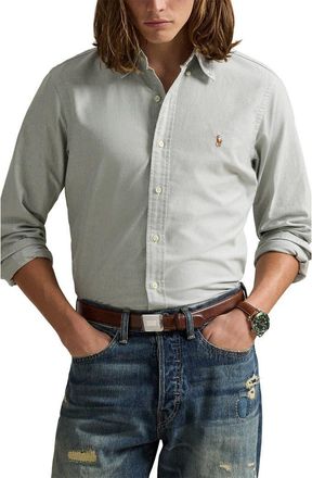 Polo Ralph Lauren The Iconic Oxford Button-Down Shirt in Shamrock at Nordstrom, Size Xx-Large