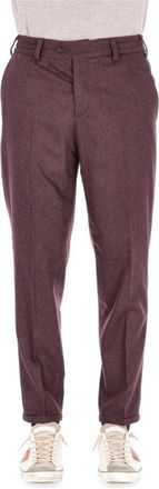 Pantaloni Torino Rebel Fit Broeken - Heren - Straight fit broeken - Bruin - W32 - Wol - Broeken