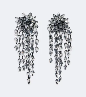 Isabel Marant Hanabi beaded clip-on earrings