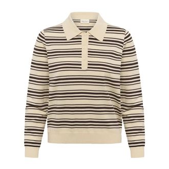 Part Two Nela PW T-shirt - Dames - Polos - Beige - XL - Katoen - Tops
