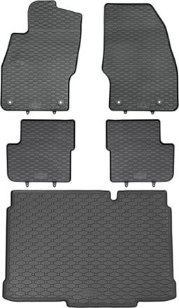 OEM Juego De Alfombrillas De Goma Para Coche Y Maletero Para Opel Corsa E Hatchback (diciembre De 2014 A Mayo De 2019)