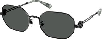 Tory Burch TY6113 328287 Womens Sunglasses Black Size 55