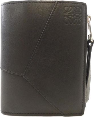 Loewe Black Leather Wallet (Bi-Fold) (Pre-Owned)