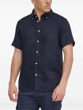 Les Deux Camicia Kris in lino - Blu