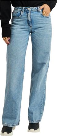 Silvian Heach Straight Jeans - Dames - Regular Fit Jeans - Blauw - W32 - Jeans