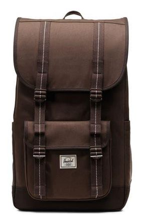 Herschel Little America Canvas Backpack in Brown Slate/delicioso at Nordstrom Rack