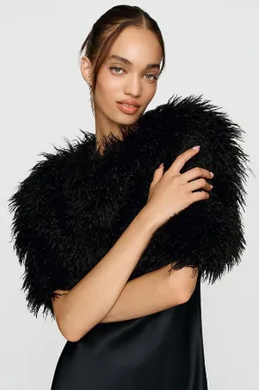 Elliatt Becca Faux Fur Shrug