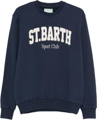 MC2 Saint Barth Blue Cotton Regular Fit Sweatshirt