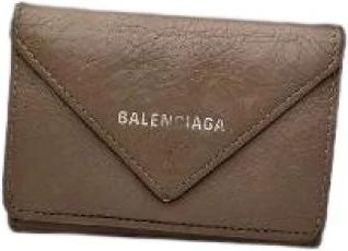 Balenciaga Pre-owned Vintage Leren Kaarthouder - Dames - Vintage Accessoires - Bruin - ONE Size - Leer - Vintage