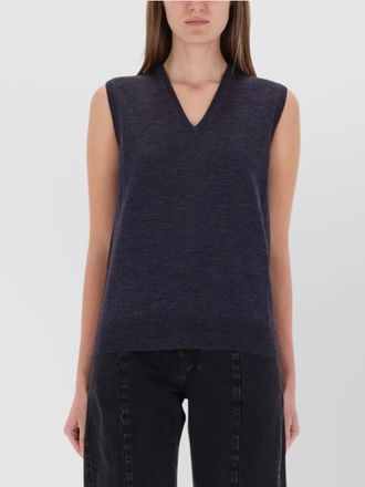 Maison Margiela wool v-neck vest
