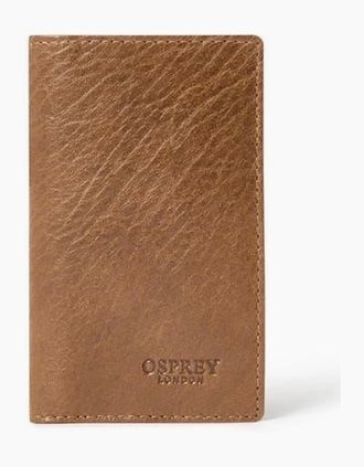 Osprey Mens Highland Micro Leather Dress Wallet - Brown - Size: ONE size