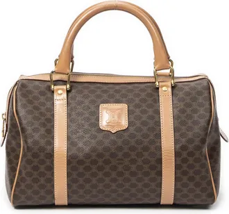Celine Pre-owned Womens Vintage Small Boston Handbag - Brown - One Size