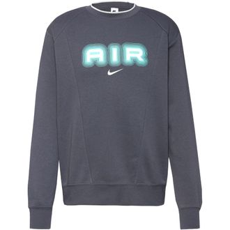 Nike Air Crew Neck Fleece Sweatshirt In Grijs