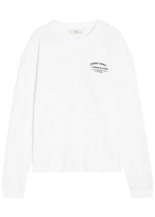 Cherry Los Angeles Ranchwear Printed Waffle T-shirt - White - XL