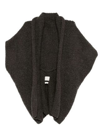 Lauren Manoogian long-sleeves cardigan - women - Merino/Alpaca/Cotton - One Size - Brown