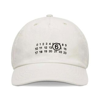 Maison Margiela Caps, female, White, Size: S Spiga 5-Panel Cap