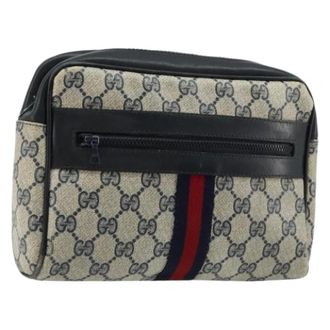 Gucci Pre-owned Clutches, female, Beige, Size: ONE SIZE Pre-owned Plastic Clutch Bag