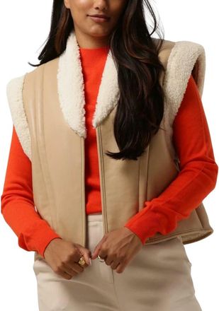 Another Label Dames, Jassen, Beige, Maat: Xs/S Poliester