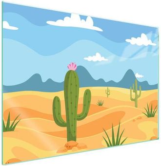 OEM Placa Protectora De Vidrio Para Estufa 70x52 Cactus