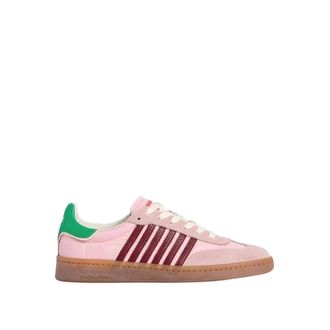 Dsquared2 Sneakers, female, Pink, Size: 12 US Lace-Up Low Top Sneakers