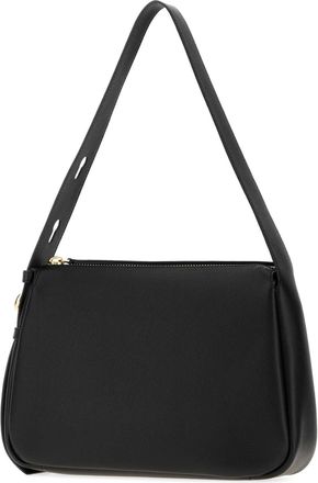 Tory Burch Womens Shoulder Bag Black Leather