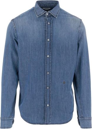 Jacob Cohen Tailored Fit Mens Shirt With Button-Down Front